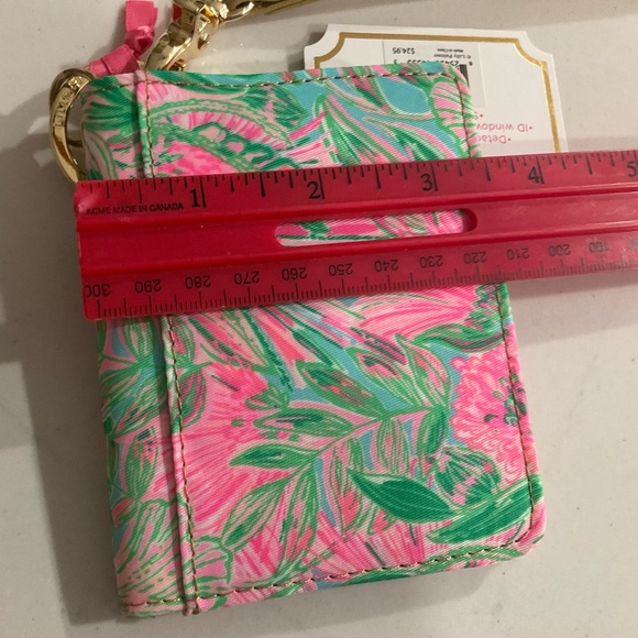 LILLY PULITZER SNAP CARD CASE New With Wristlet Strap - Picture 4 of 5